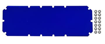 WPC-95 Blue Display Shield With Push Nuts